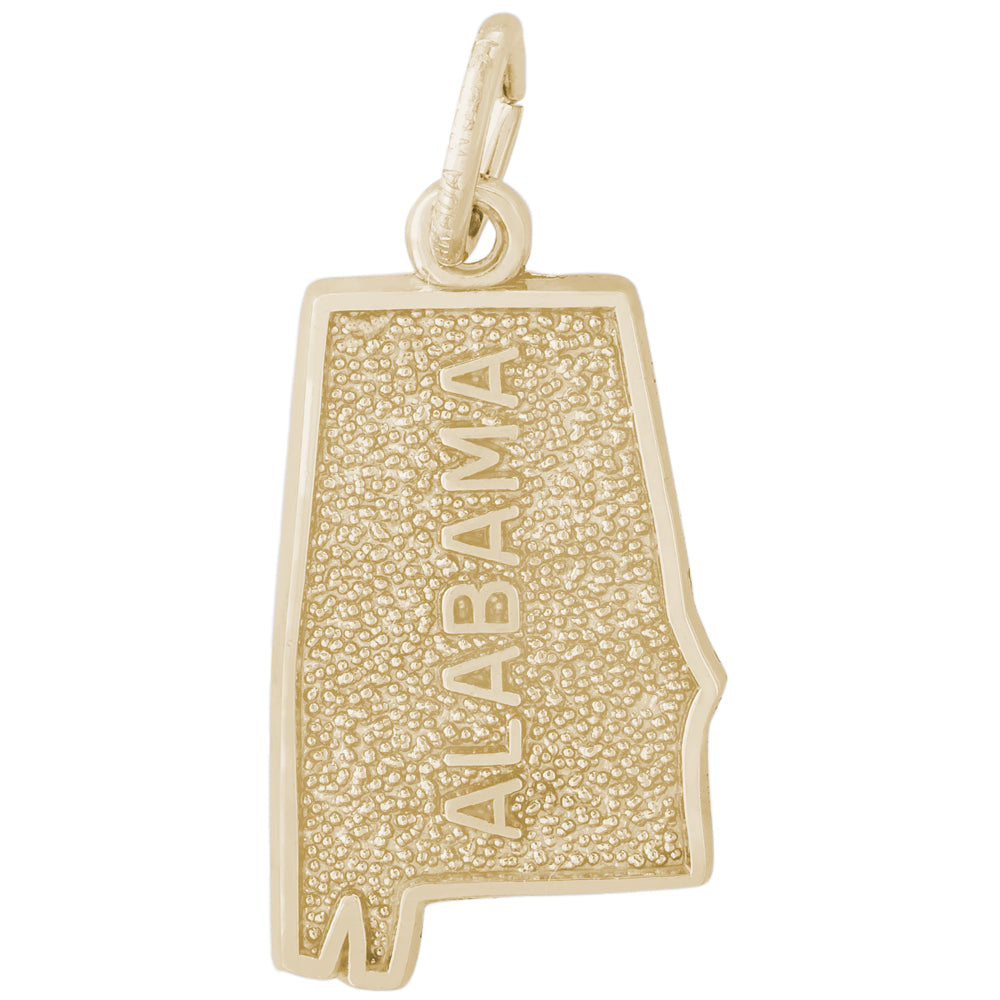 Rembrandt 14k Yellow Gold Alabama Charm