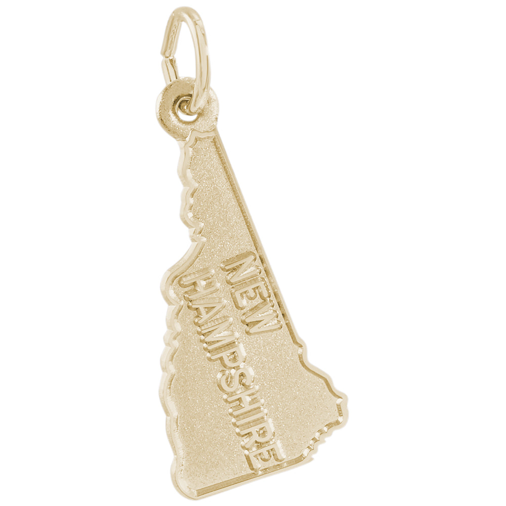 Rembrandt 14k Yellow Gold New Hampshire Charm