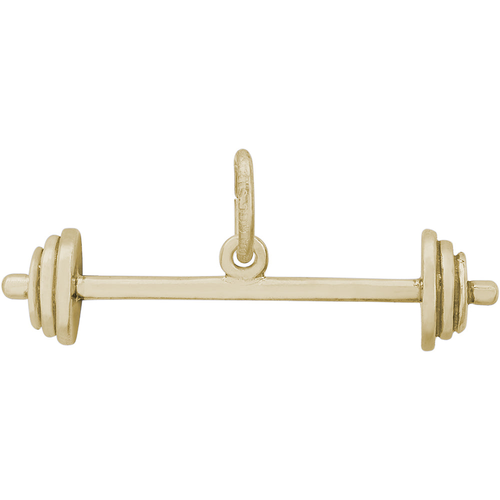 Rembrandt 14k Yellow Gold Barbell Charm