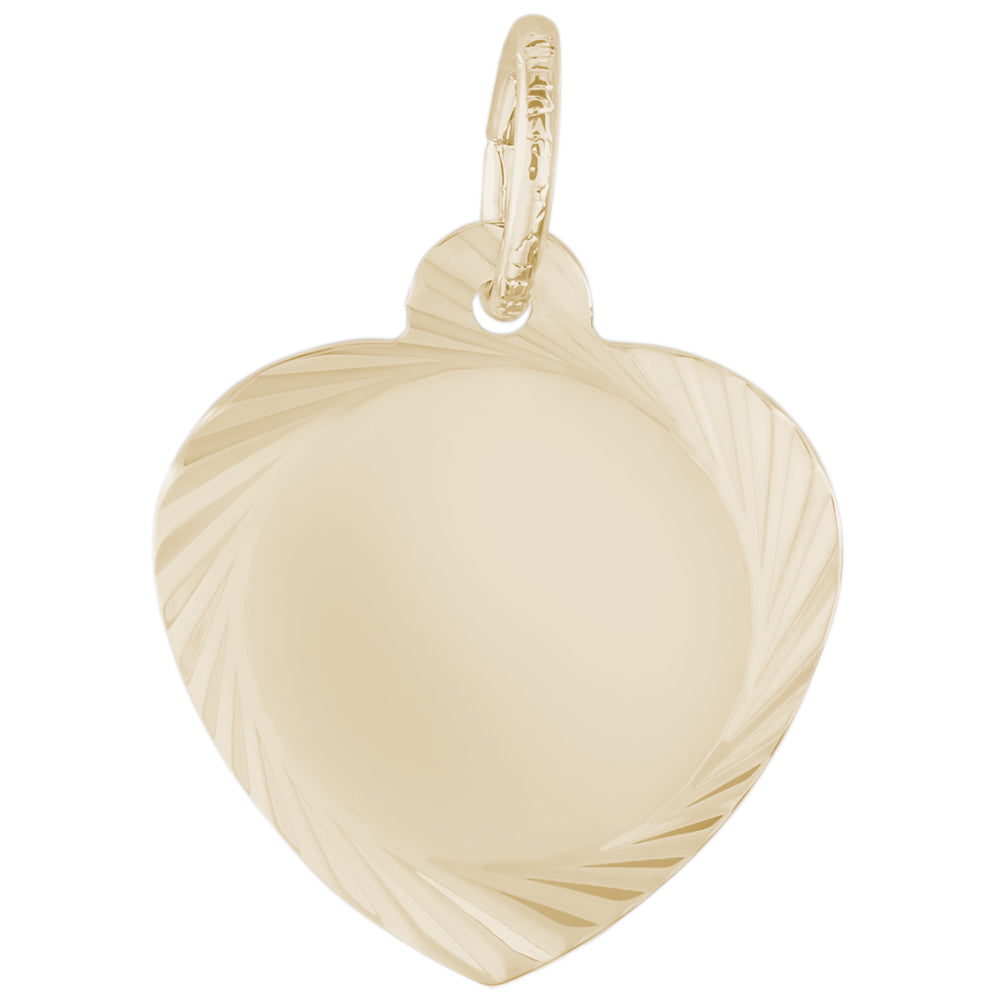 Rembrandt 14k Yellow Gold Heart Charm