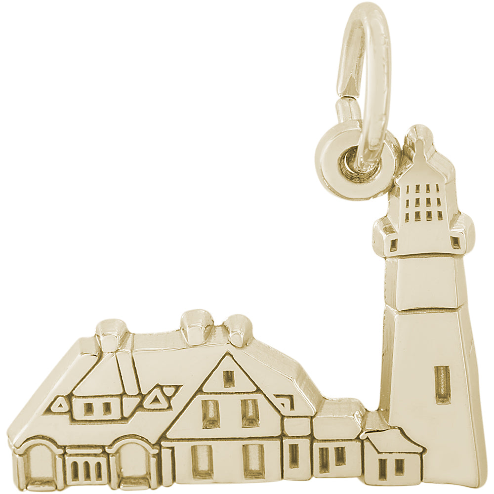 Rembrandt 14k Yellow Gold Portland Lighthouse, ME Charm