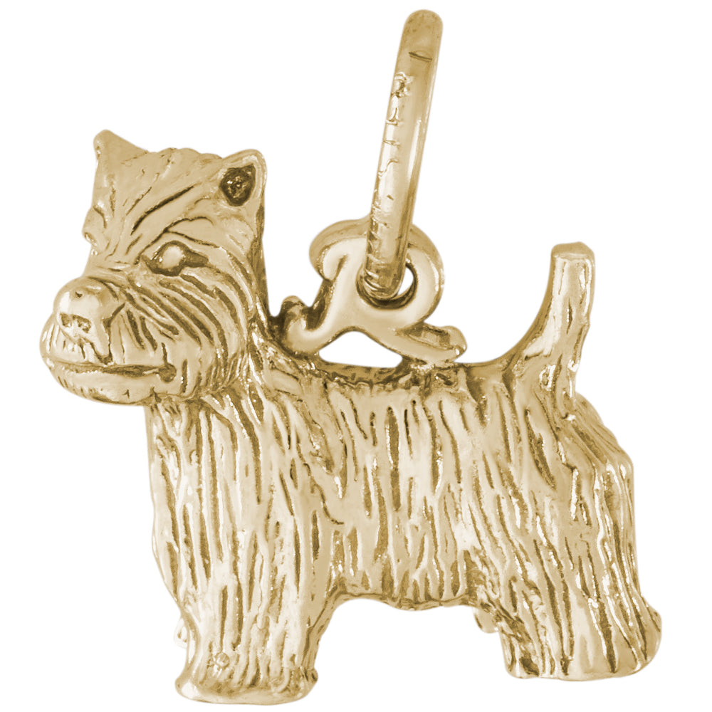 Rembrandt 14k Yellow Gold West Highland Terrier Charm