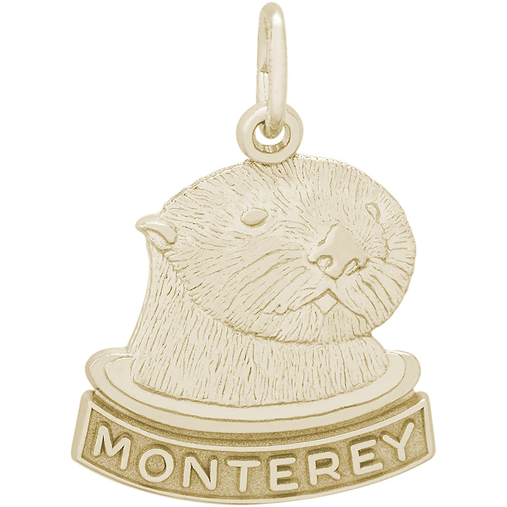 Rembrandt 14k Yellow Gold Sea Otter Charm