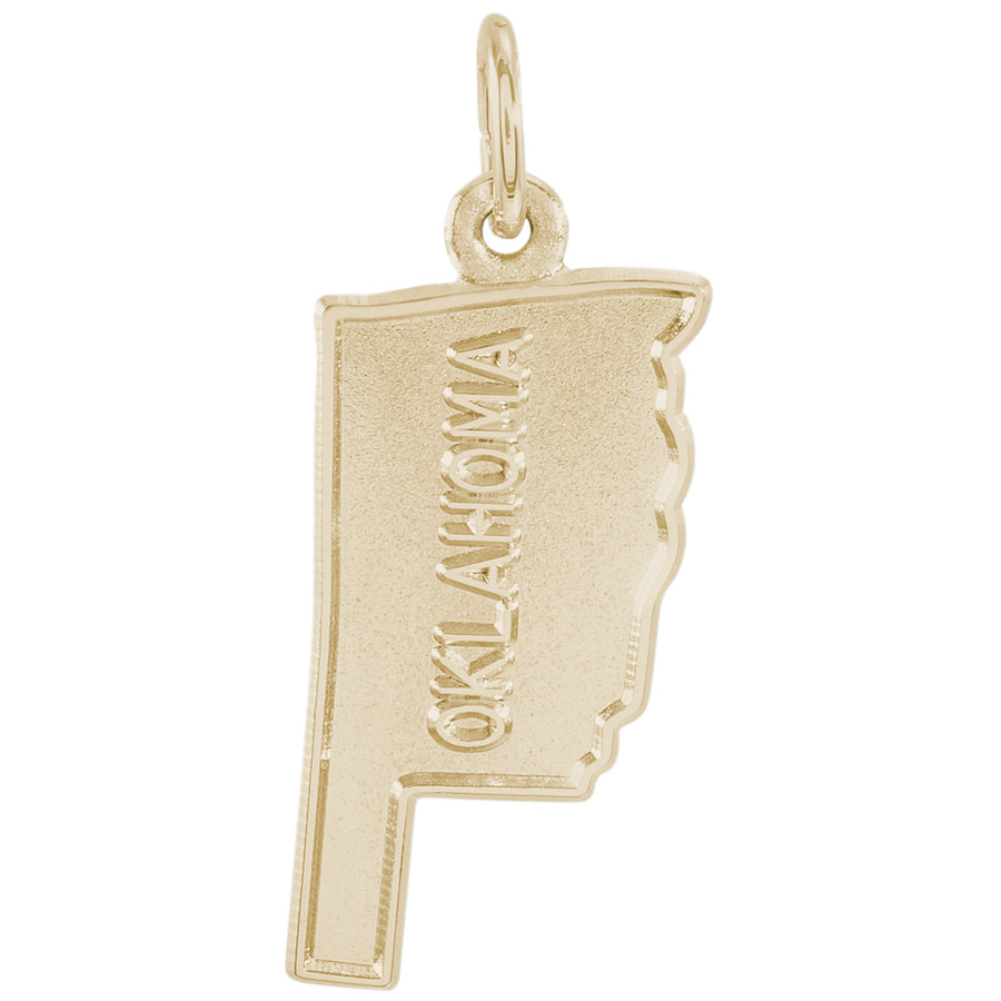 Rembrandt 14k Yellow Gold Oklahoma Charm