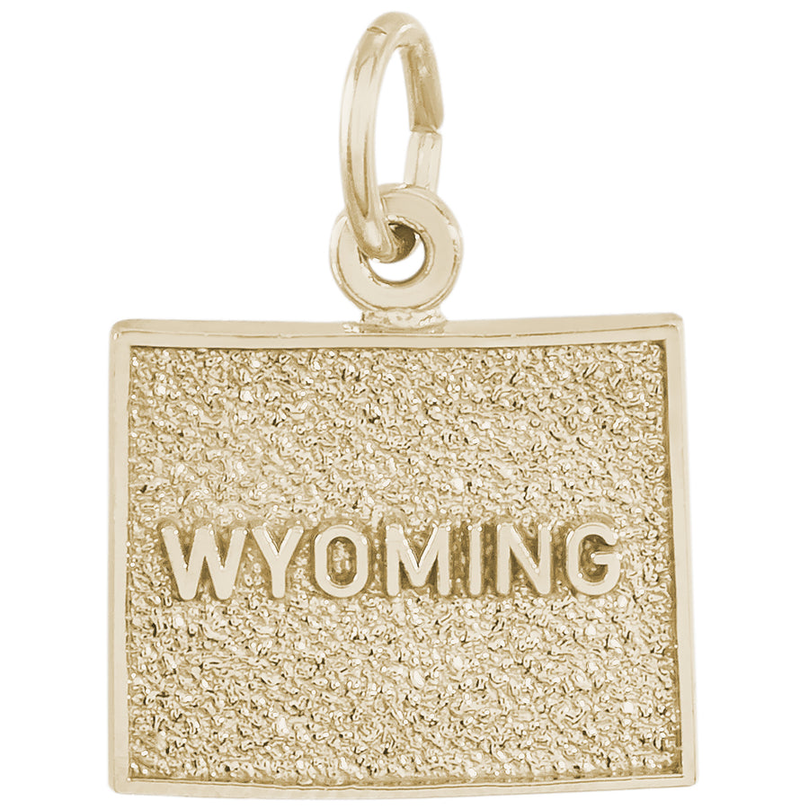 Rembrandt 14k Yellow Gold Wyoming Charm