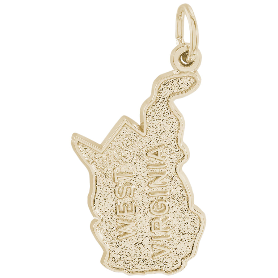 Rembrandt 14k Yellow Gold West Virginia Charm