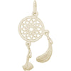 Rembrandt 14k Yellow Gold Dream Catcher Charm