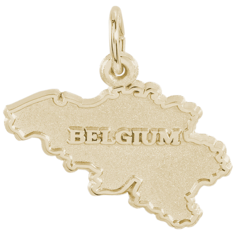 Rembrandt 14k Yellow Gold Belgium Charm