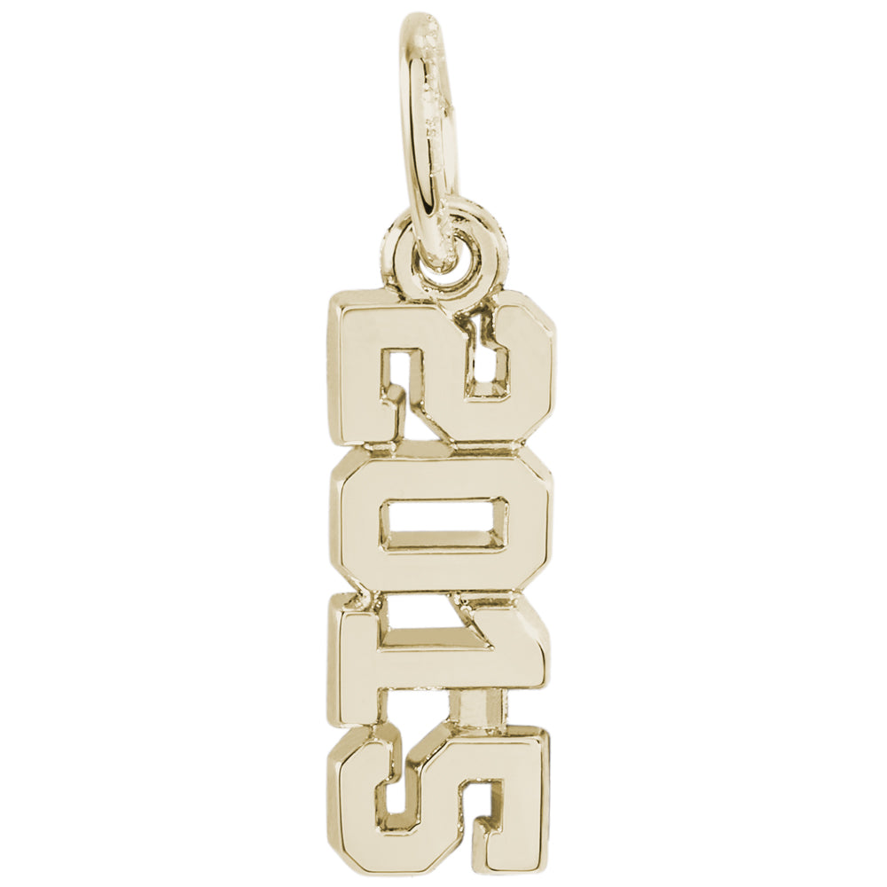 Rembrandt 14k Yellow Gold ''2015'' Charm