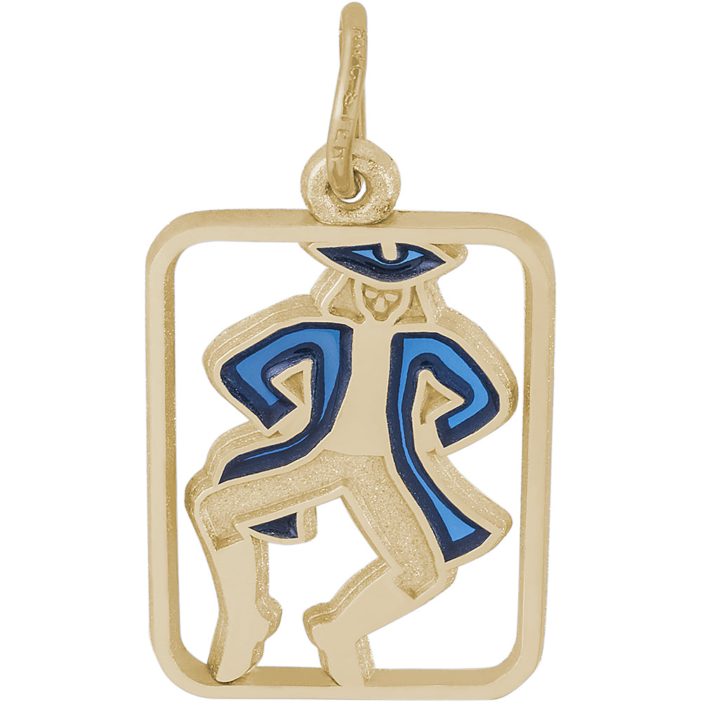 Rembrandt 14k Yellow Gold 10 Lords A Leaping Charm