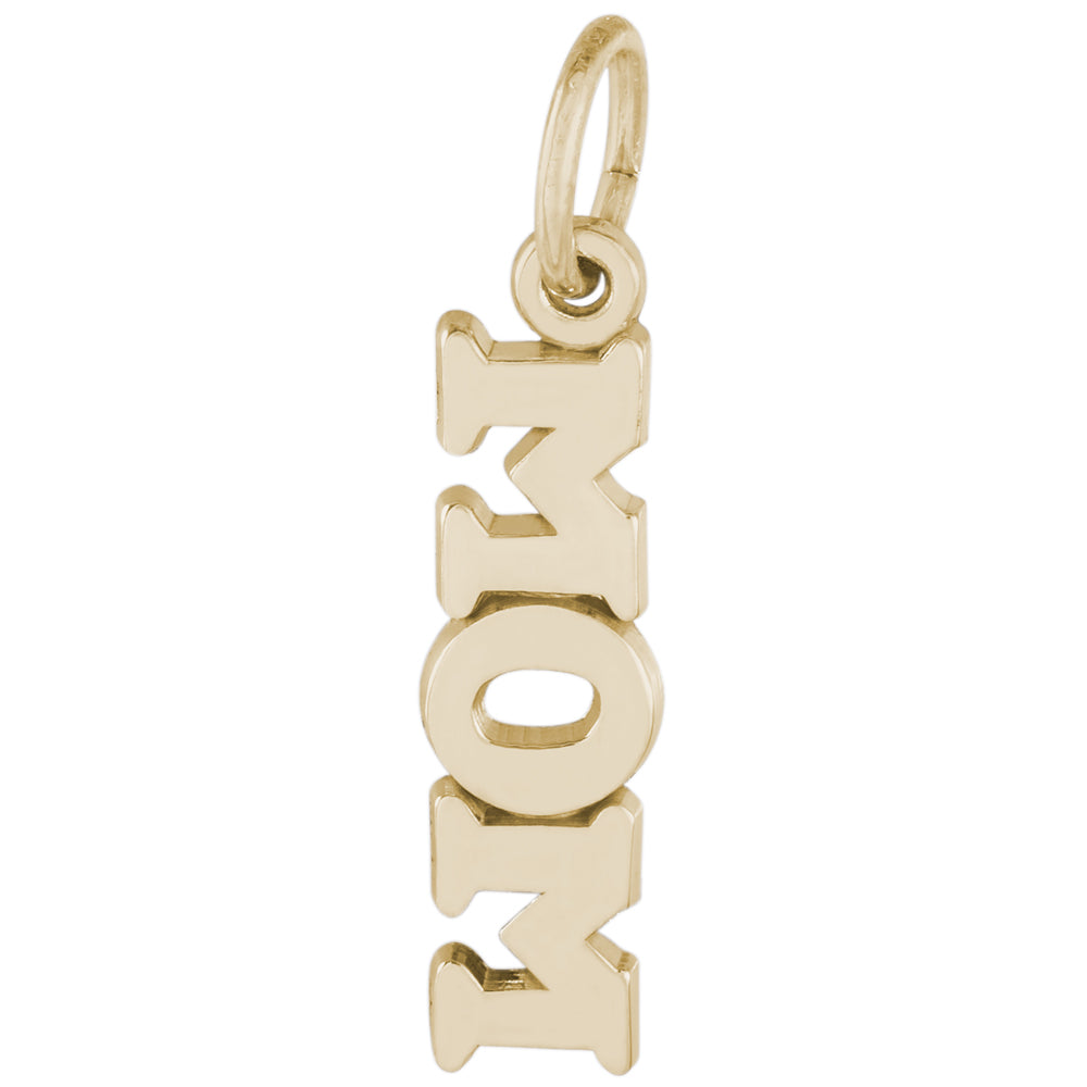 Rembrandt 14k Yellow Gold Mom Charm
