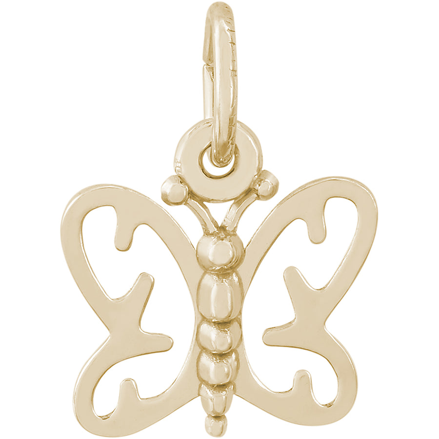 Rembrandt 14k Yellow Gold Butterfly Charm