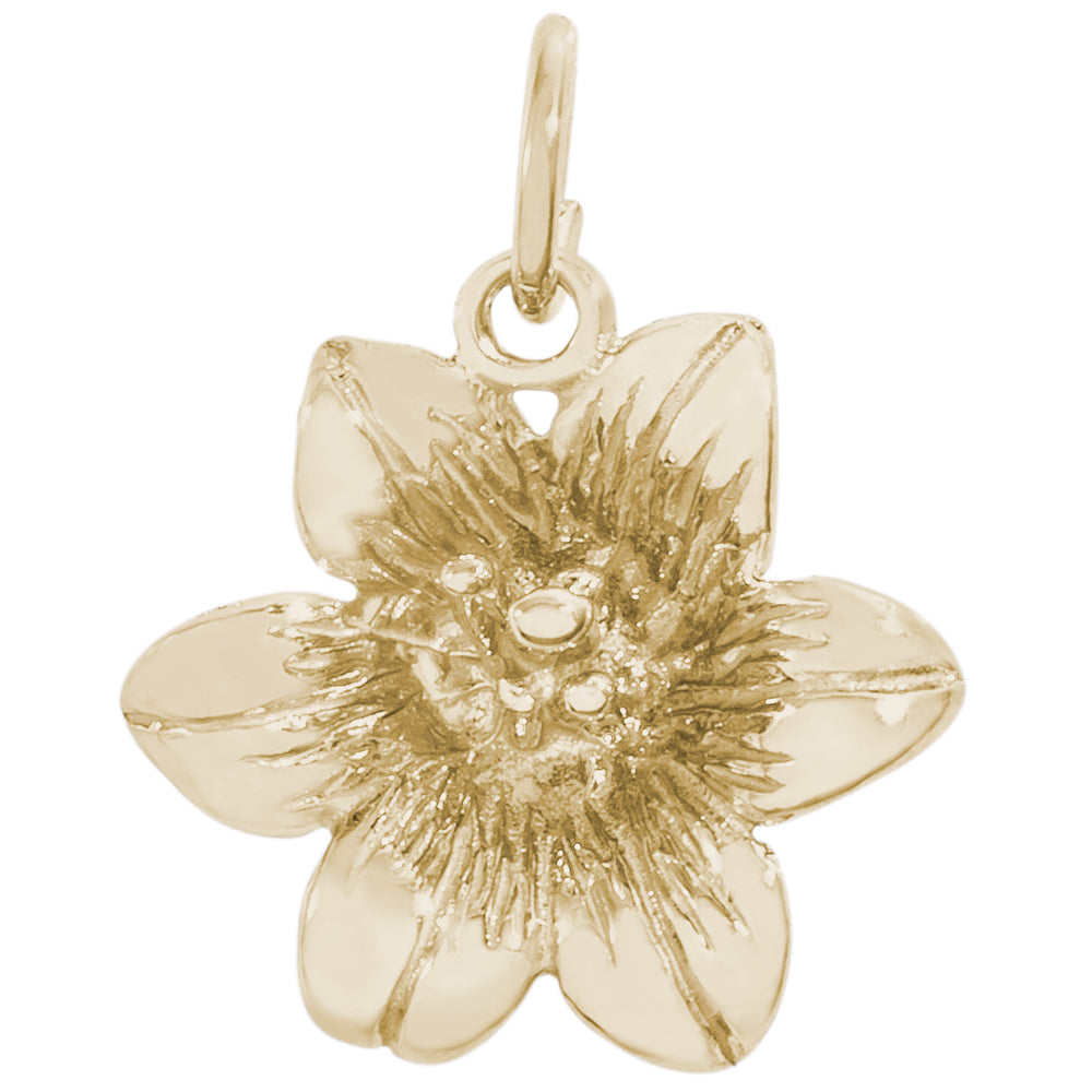 Rembrandt 14k Yellow Gold Lily Charm