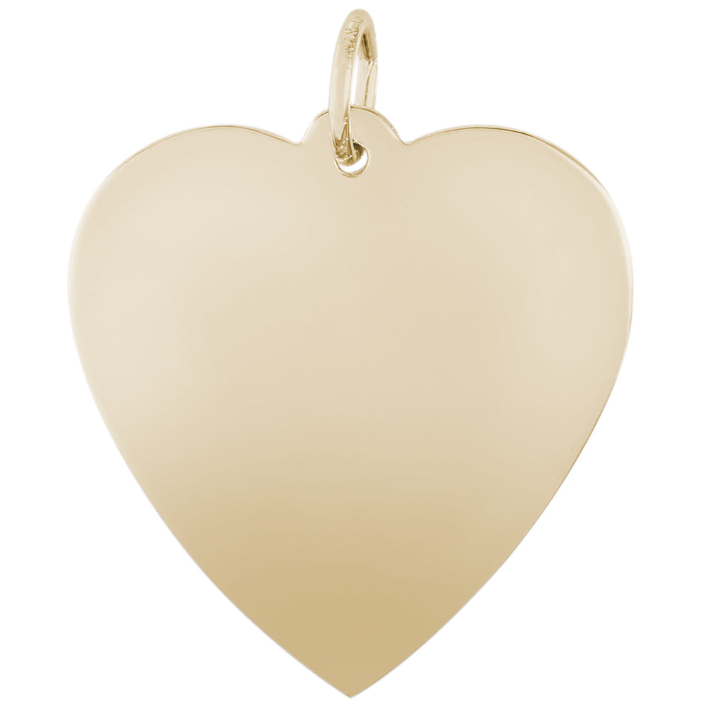 Rembrandt 14k Yellow Gold Heart Charm