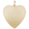 Rembrandt 14k Yellow Gold Heart Charm