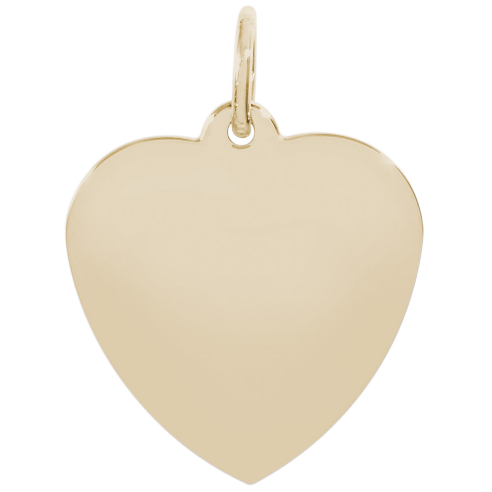 Rembrandt 14k Yellow Gold Classic Heart Charm