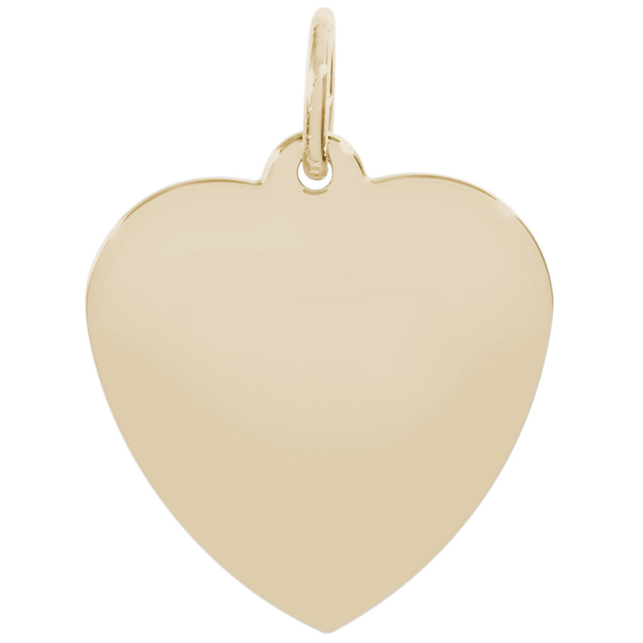 Rembrandt 14k Yellow Gold Classic Heart Charm