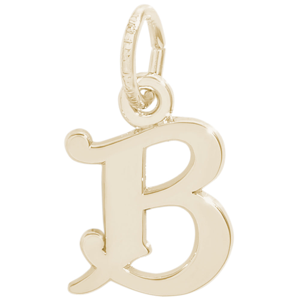 Rembrandt 14k Yellow Gold Initial B Charm