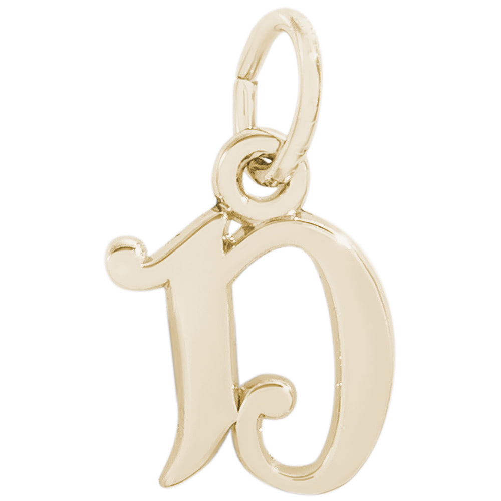 Rembrandt 14k Yellow Gold Initial D Charm
