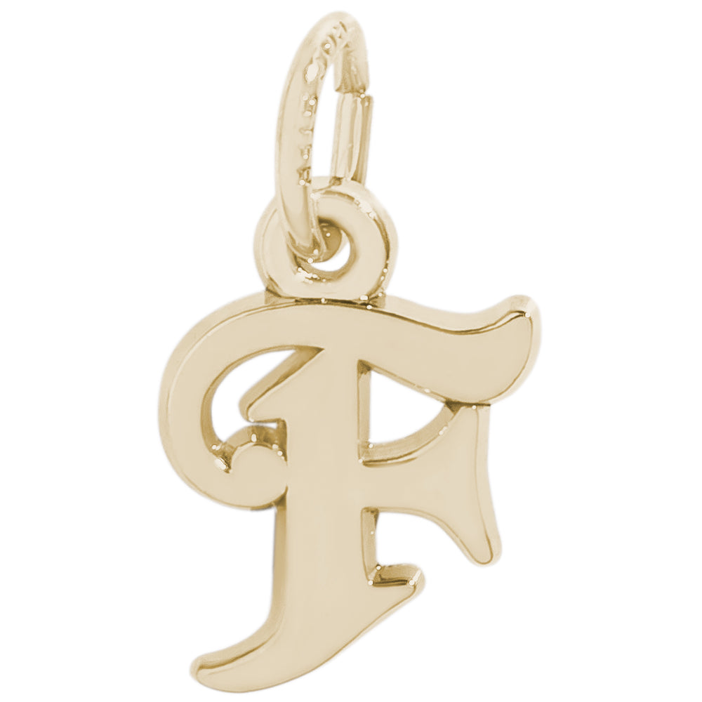 Rembrandt 14k Yellow Gold Initial F Charm