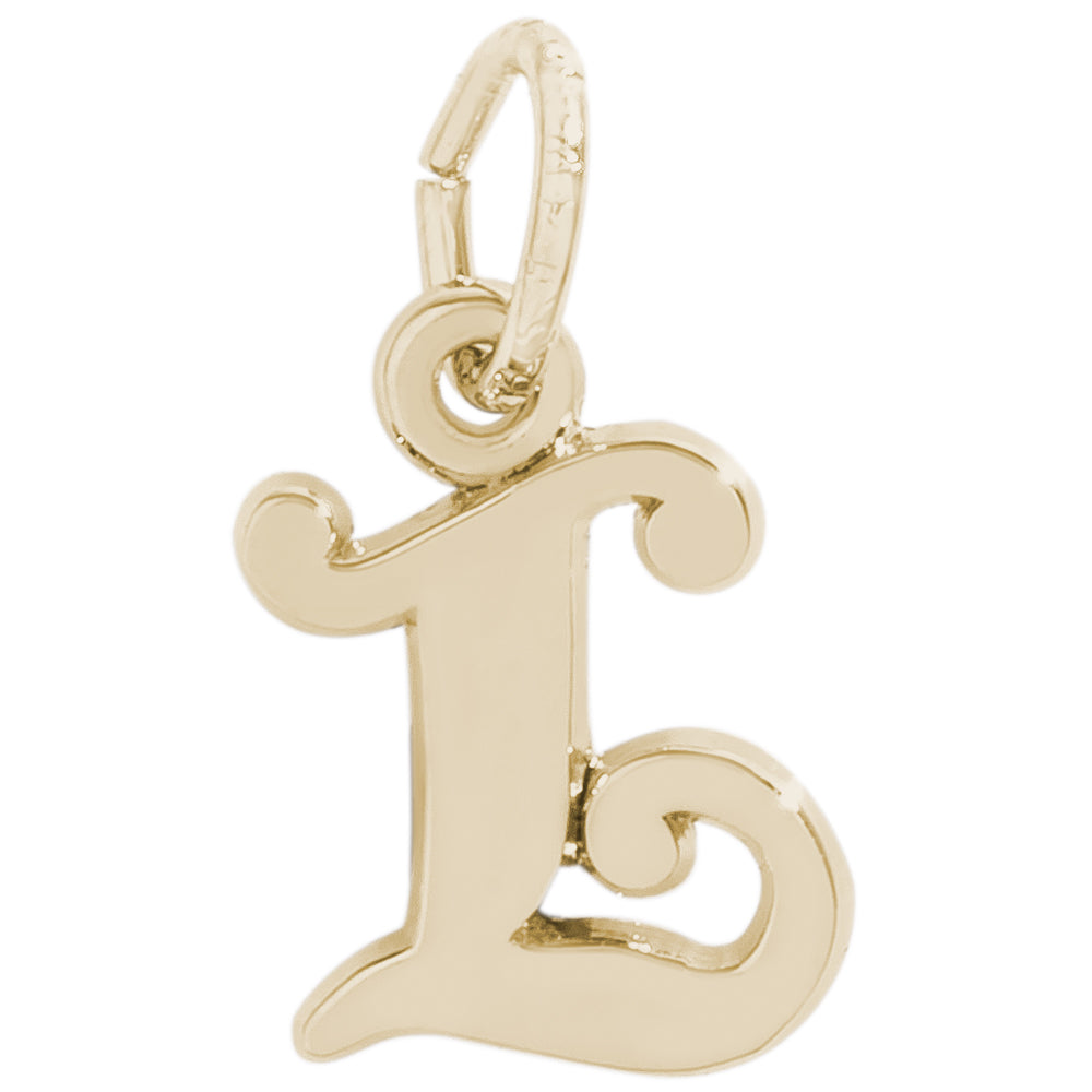 Rembrandt 14k Yellow Gold Initial L Charm