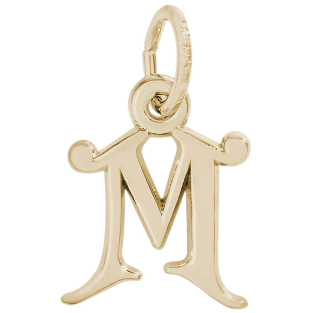 Rembrandt 14k Yellow Gold Initial M Charm