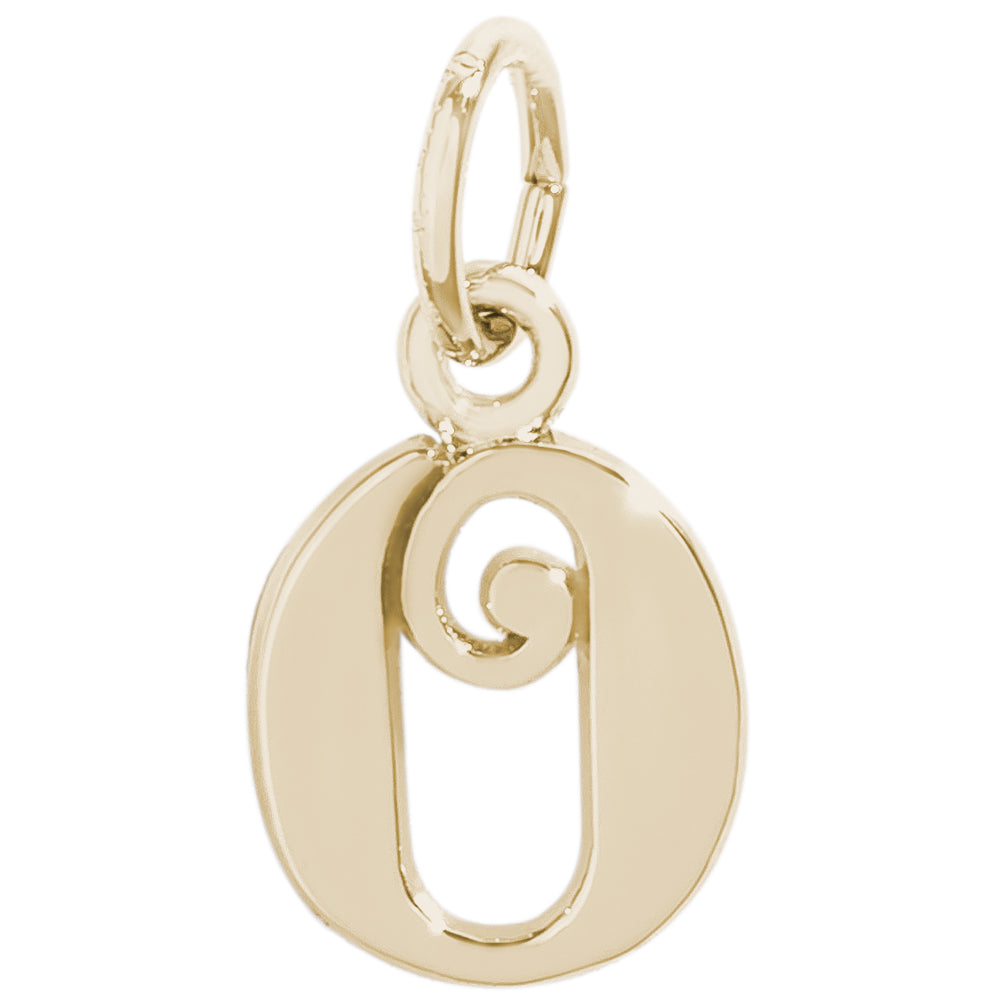 Rembrandt 14k Yellow Gold Initial O Charm