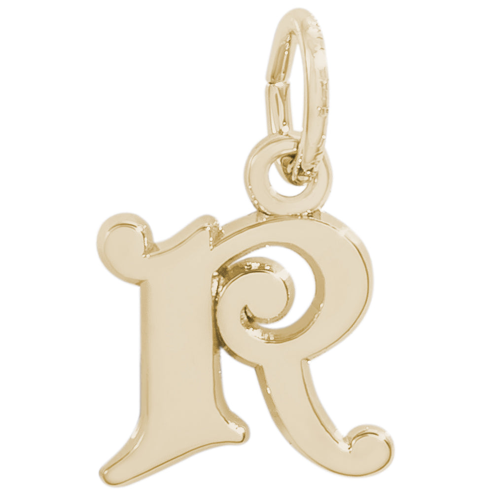 Rembrandt 14k Yellow Gold Initial R Charm