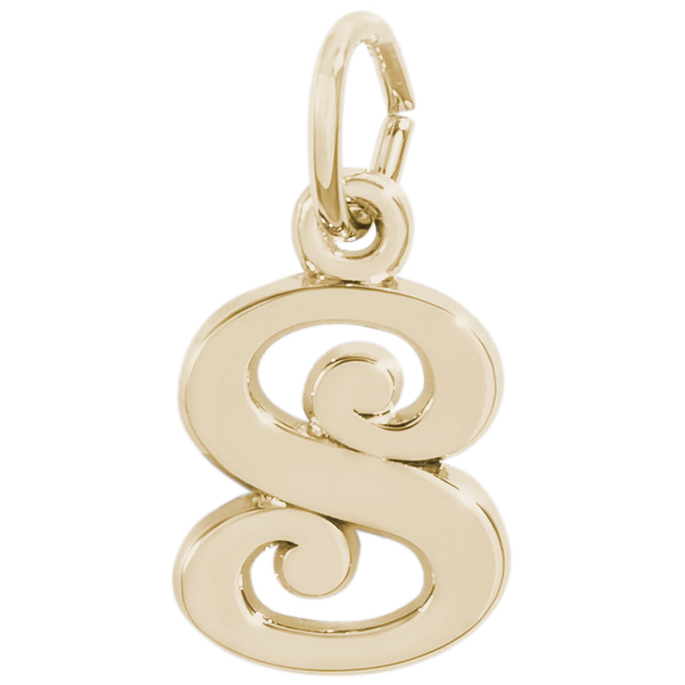Rembrandt 14k Yellow Gold Initial S Charm