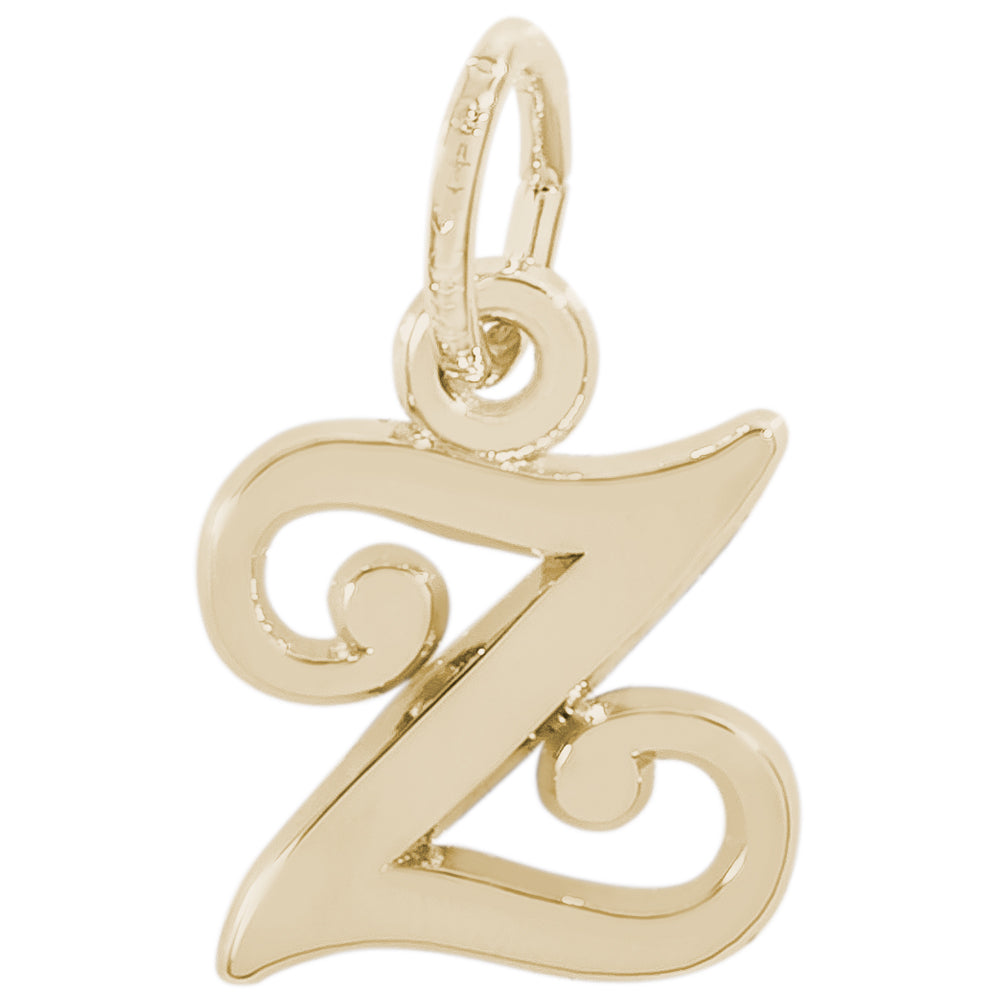 Rembrandt 14k Yellow Gold Initial Z Charm