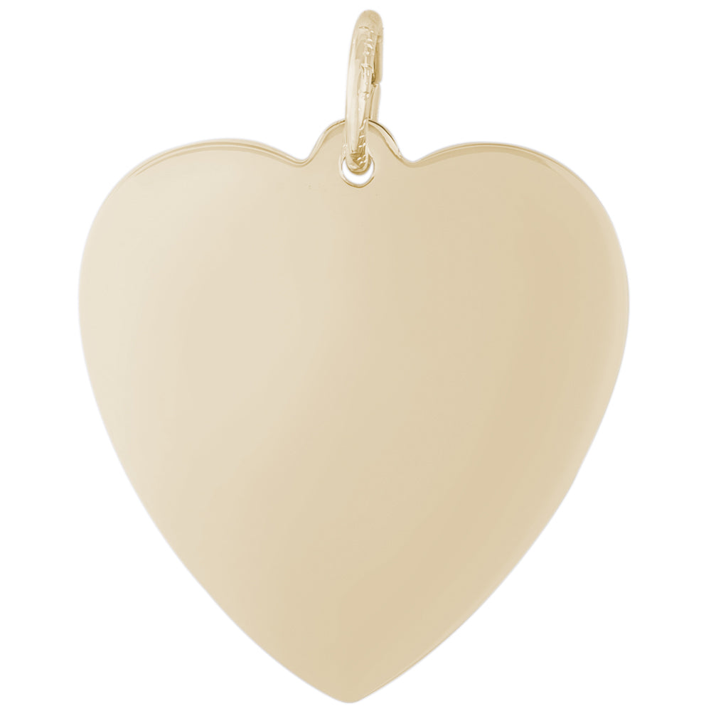 Rembrandt 14k Yellow Gold Classic Heart Charm