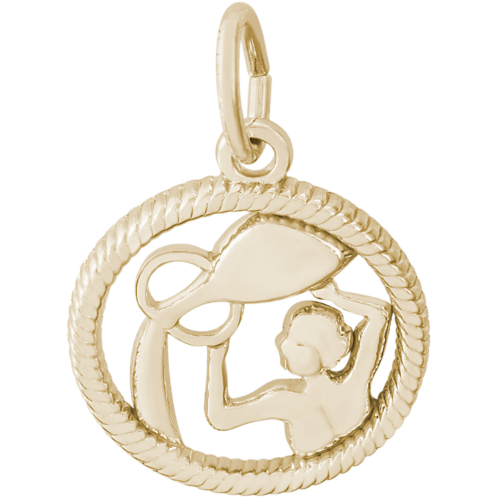 Rembrandt 14k Yellow Gold Aquarius Charm