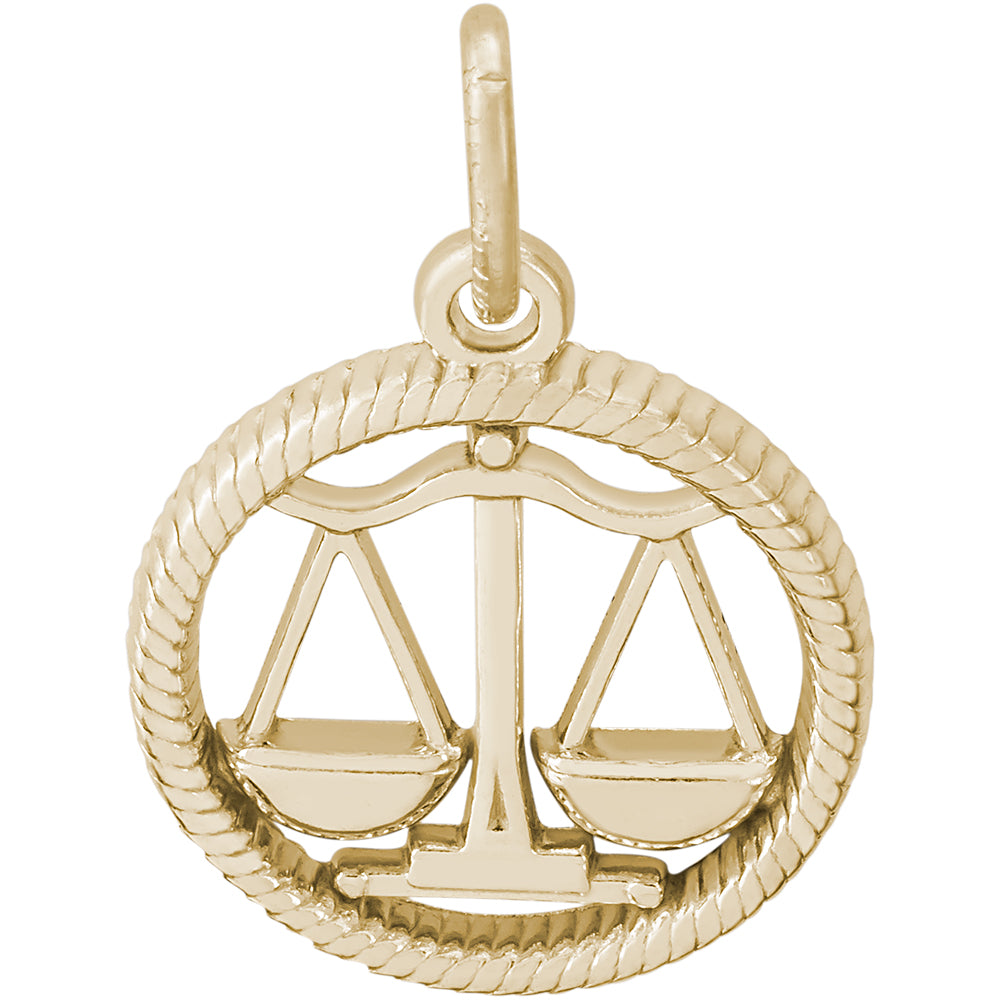 Rembrandt 14k Yellow Gold Libra Charm