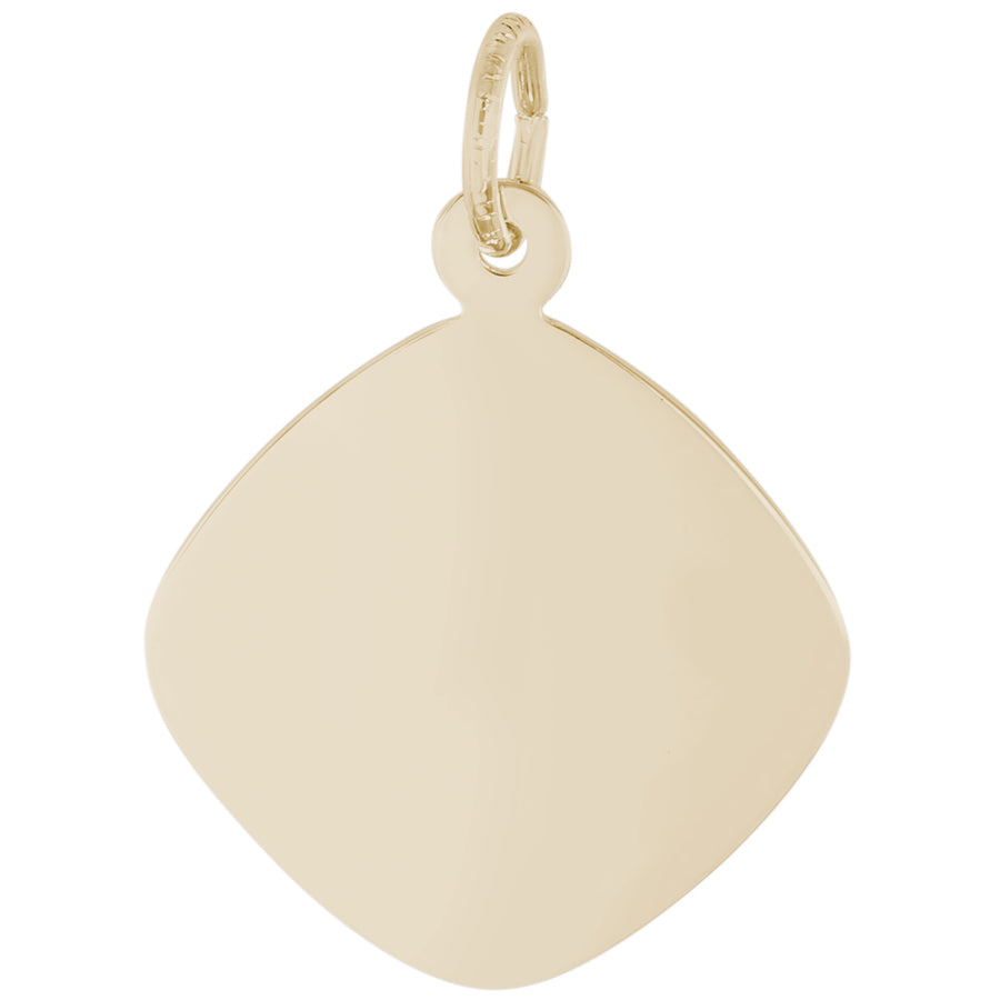 Rembrandt 14k Yellow Gold Disc Charm