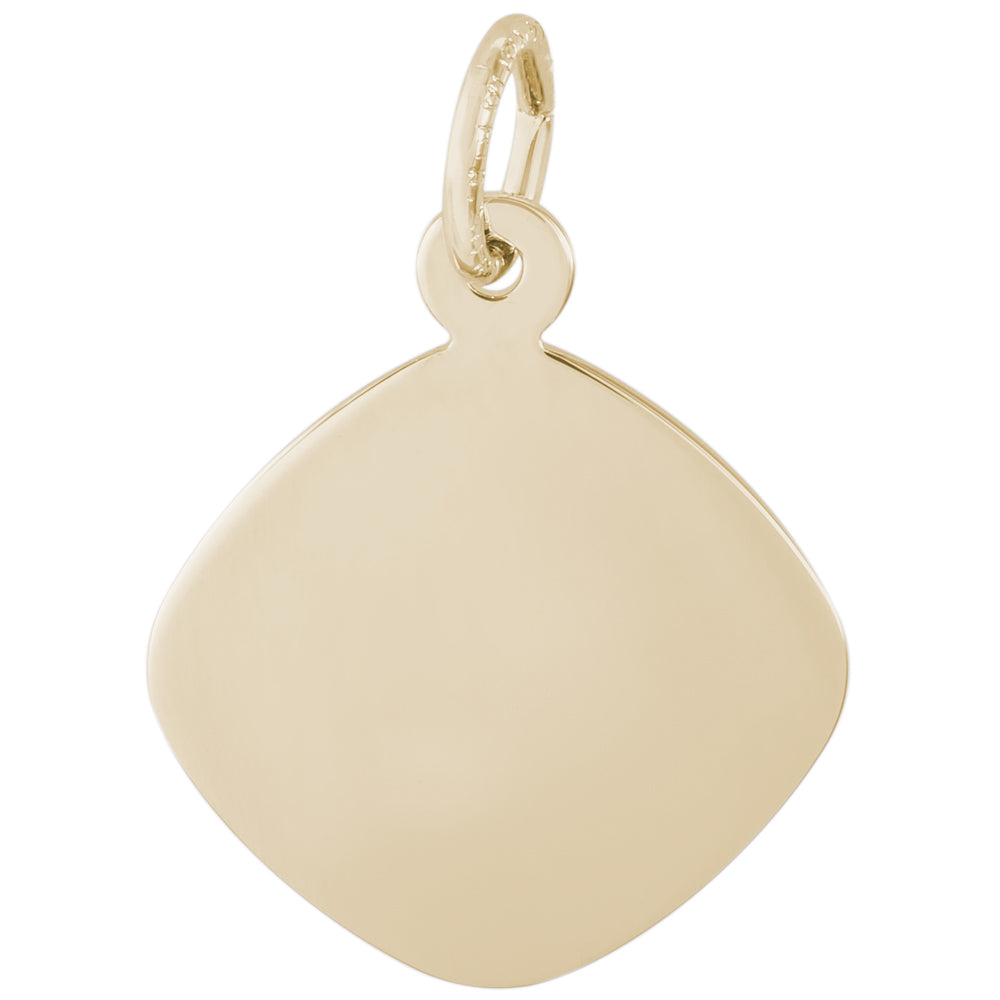 Rembrandt 14k Yellow Gold Disc Charm