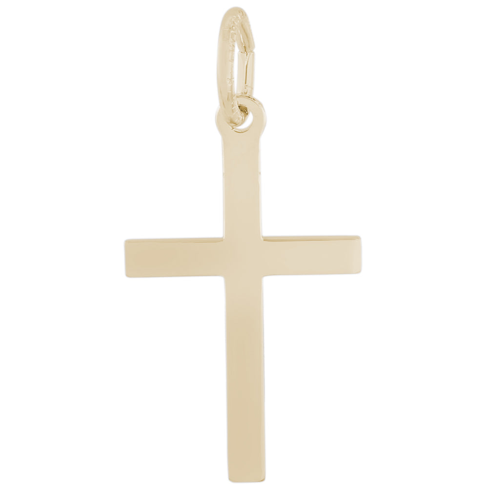 Rembrandt 14k Yellow Gold Cross Charm