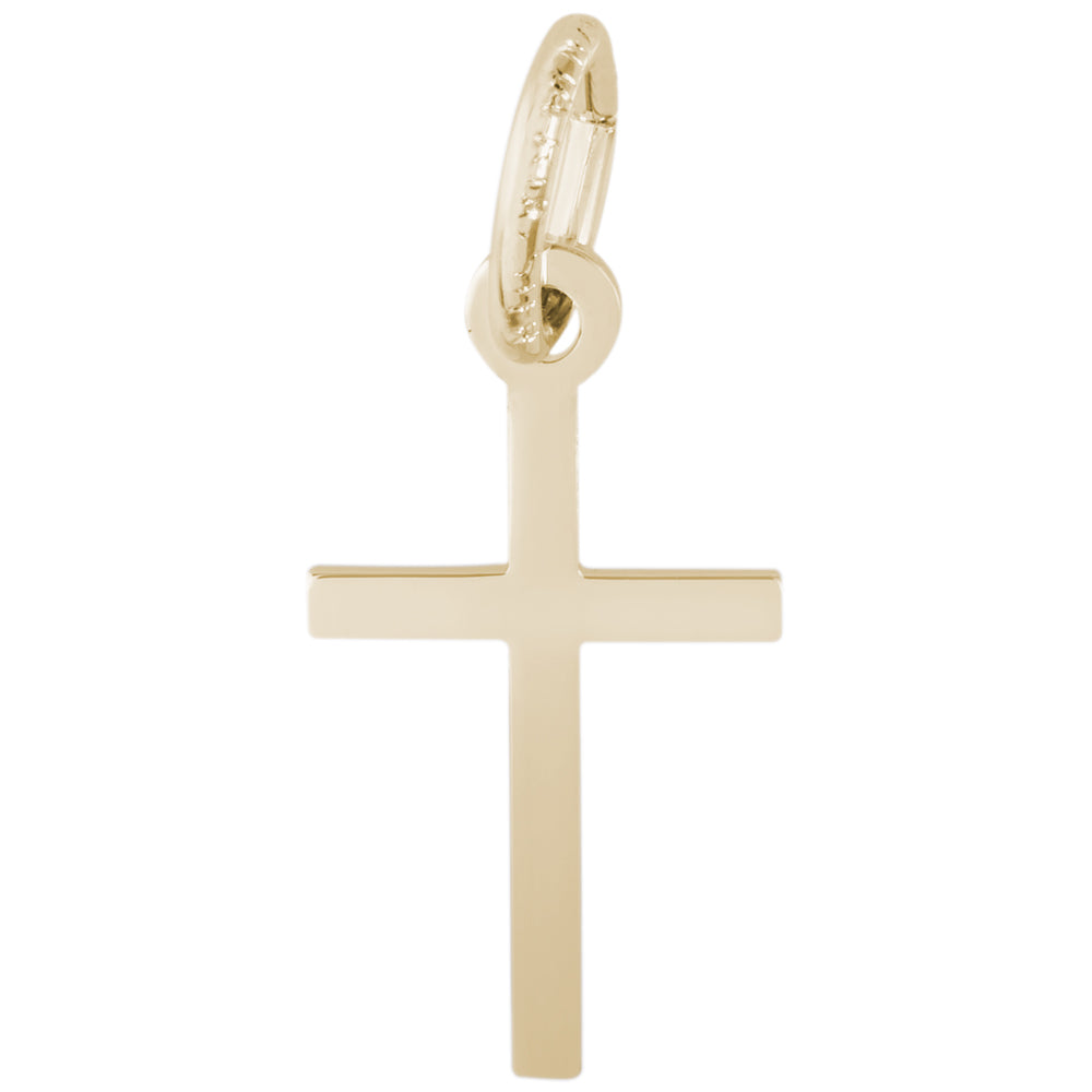 Rembrandt 14k Yellow Gold Cross Charm