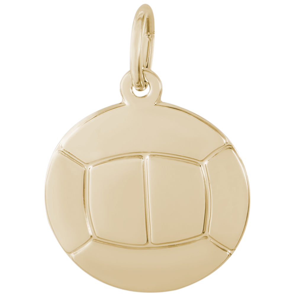 Rembrandt 14k Yellow Gold Volleyball Charm