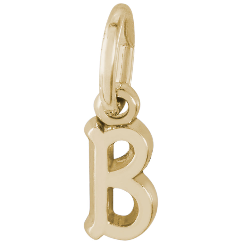 Rembrandt 14k Yellow Gold Initial B Charm