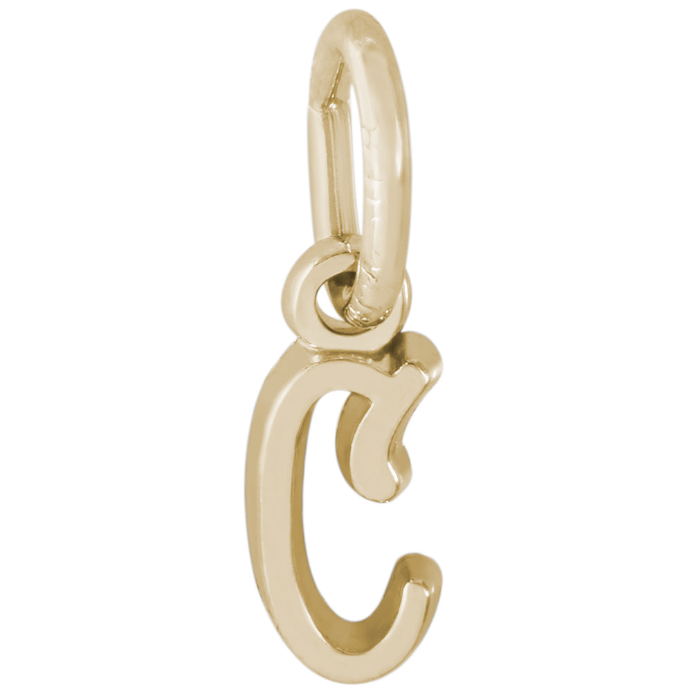Rembrandt 14k Yellow Gold Initial C Charm