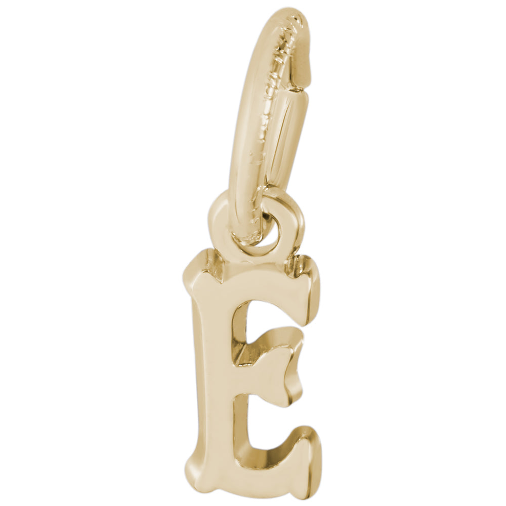 Rembrandt 14k Yellow Gold Initial E Charm