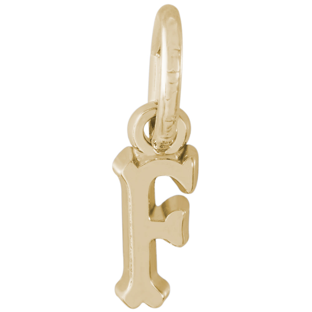 Rembrandt 14k Yellow Gold Initial F Charm
