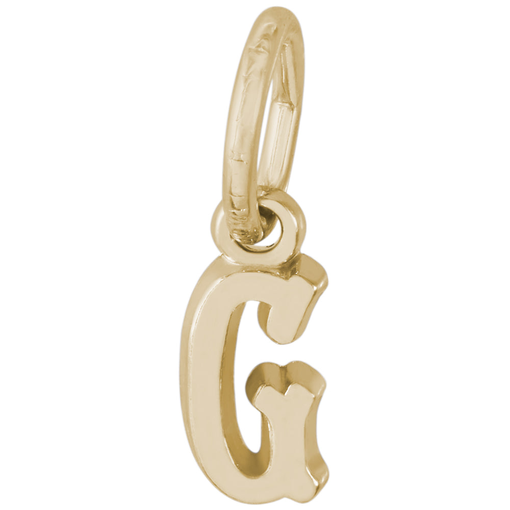Rembrandt 14k Yellow Gold Initial G Charm