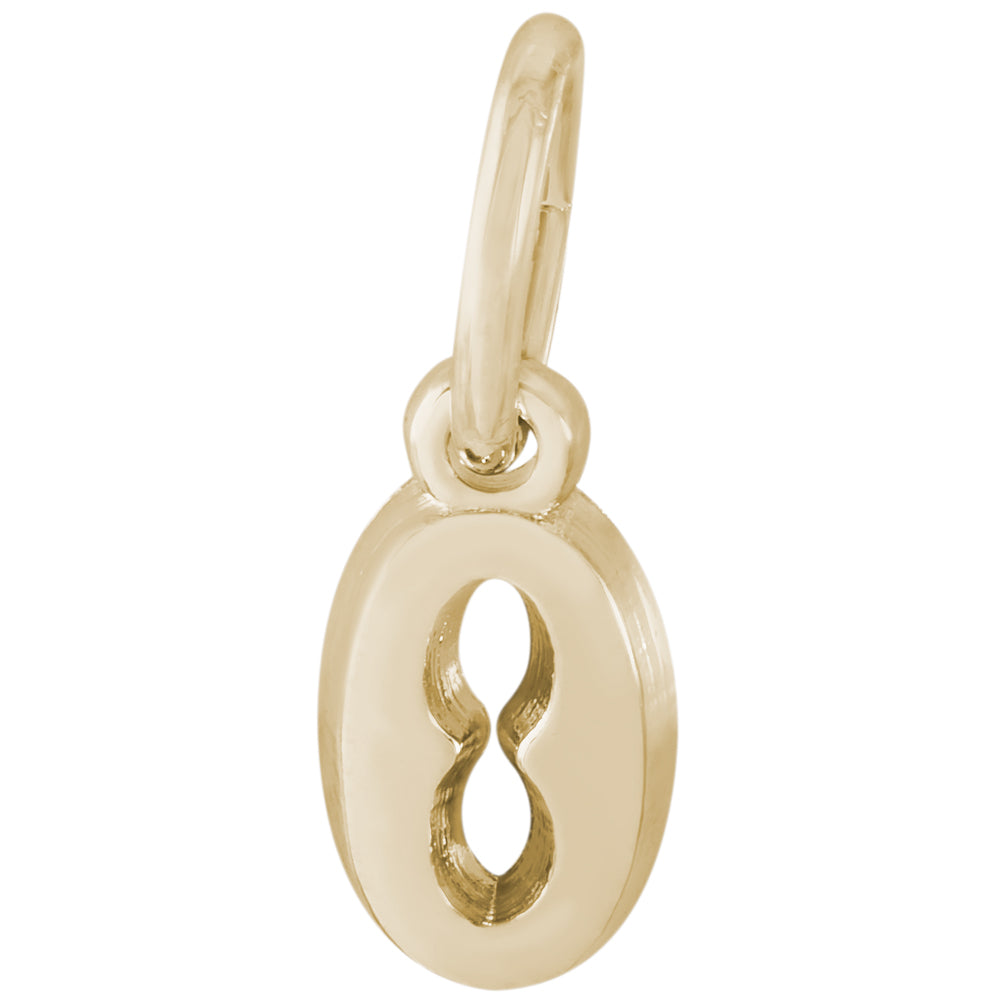 Rembrandt 14k Yellow Gold Initial O Charm