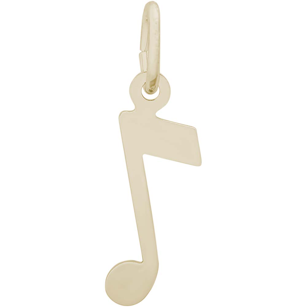 Rembrandt 14k Yellow Gold Music Note Charm
