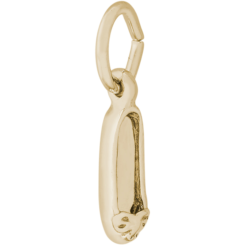 Rembrandt 14k Yellow Gold Ballet Shoe Charm