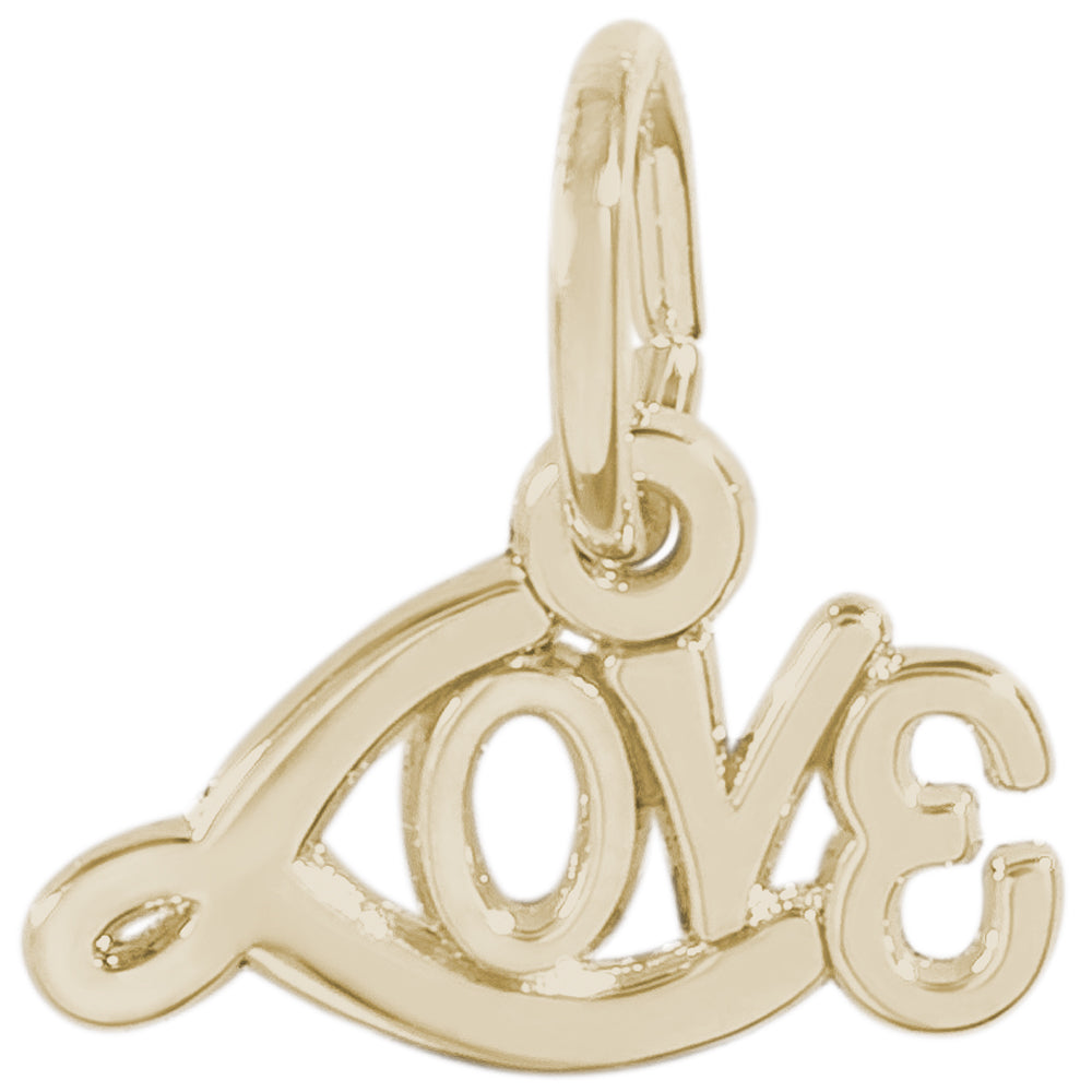 Rembrandt 14k Yellow Gold Love Charm