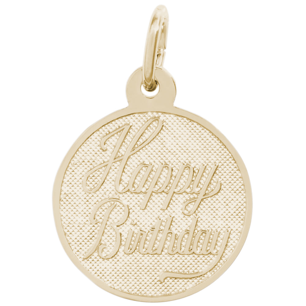 Rembrandt 14k Yellow Gold Birthday Charm