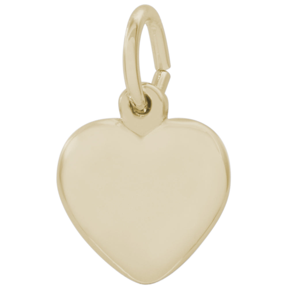 Rembrandt 14k Yellow Gold Heart Charm