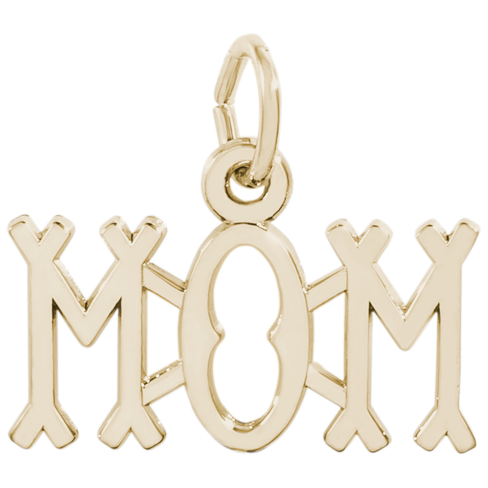 Rembrandt 14k Yellow Gold Mom Charm